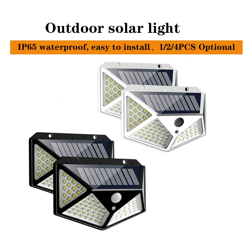 야외 LED 태양 빛 모션 센서 방수 햇빛 정원 장식 거리 조명 태양 전원 된 랜 턴 벽 램프